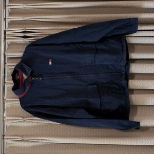 Vintage Men's Size Medium 1990’s Tommy Hilfiger Jacket with Notre Dame Logo